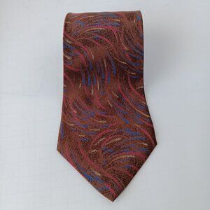 David Lawrence 100% Silk Adult Mens Neck Tie --Handmade -- Made In Italy